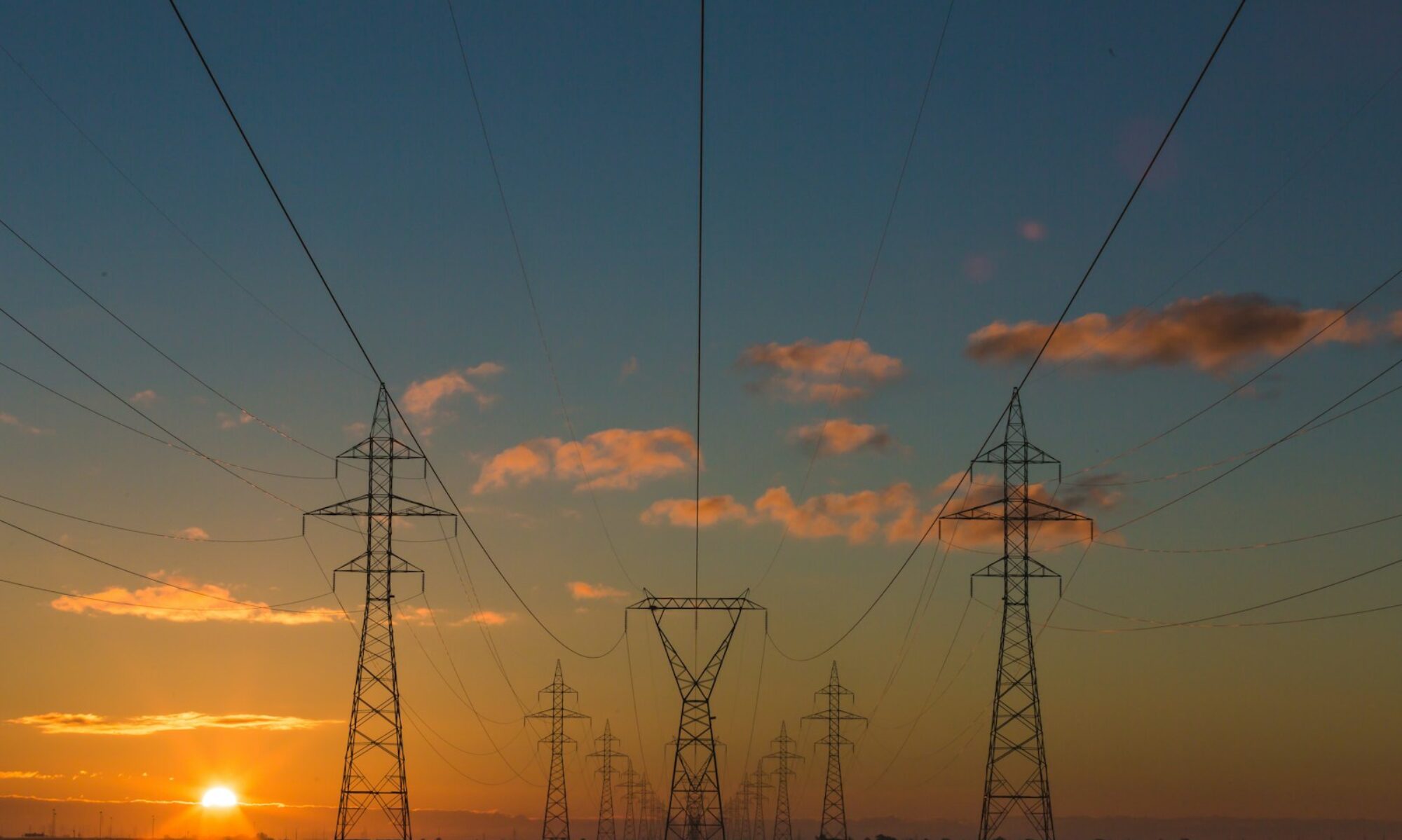 photo of truss towers